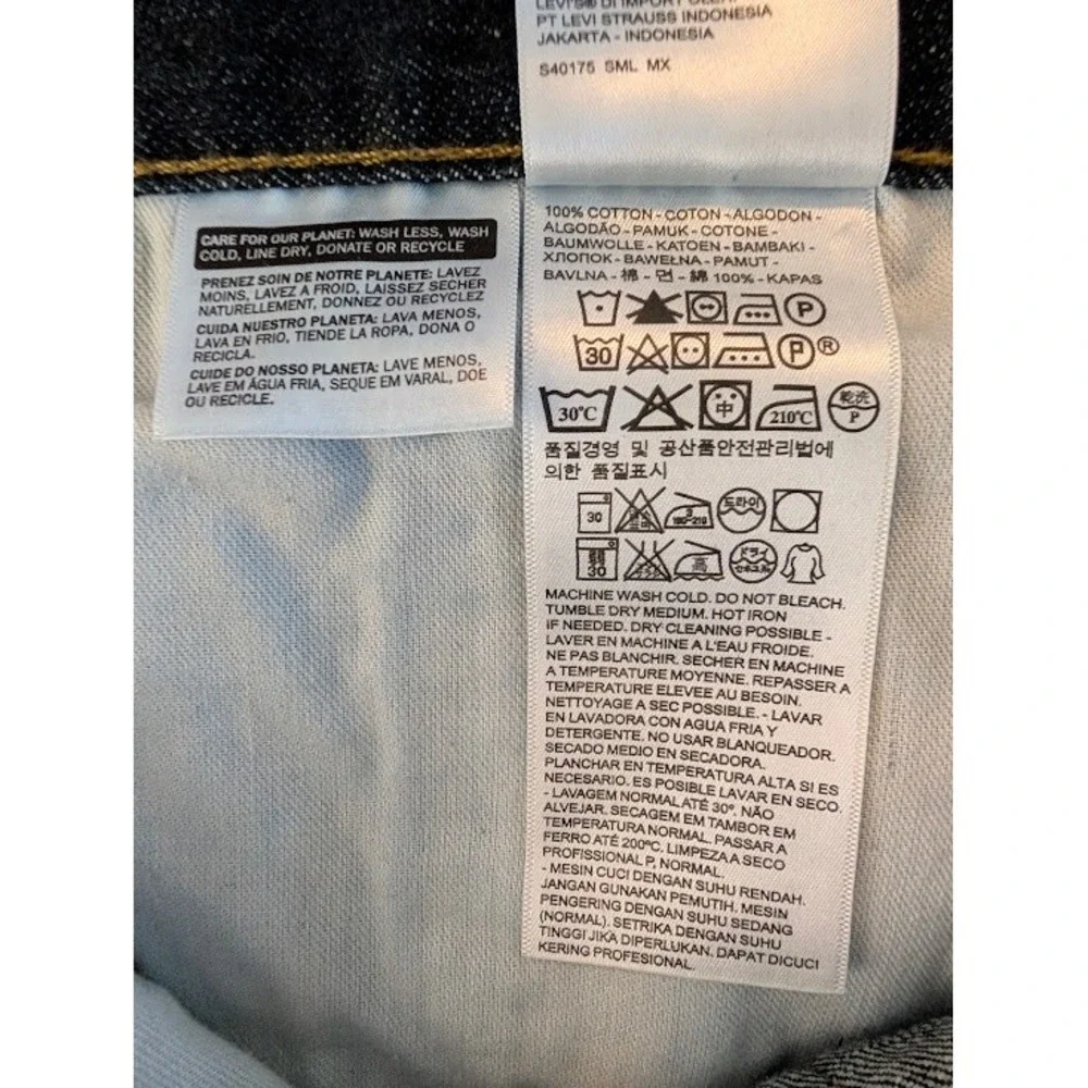 Levi's 559 Relaxed Straight Jeans Mens 38x30 (FITS 38x29) Dark Indigo